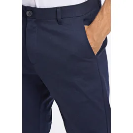 Lindbergh Stoffhose mit umgeschlagenen Hosenbeinen, Dunkelblau, XL,