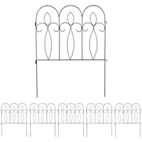 Relaxdays 10041709 Gartenzaun