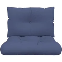 vidaXL Palettenkissen 60 x 40 x 12 cm blau 1 St.