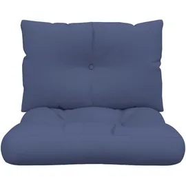 vidaXL Palettenkissen 60 x 40 x 12 cm blau 1 St.