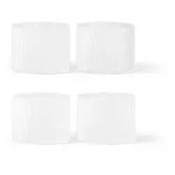 ferm LIVING - Ripple Low Glasses Set of 4 Frosted