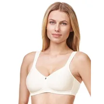 SUSA BH ohne Bügel Catania 7870-75A Ivory - Spacer-BH mit Unterbrustband - Gemoldete Cups mit Stützblenden & verstellbaren Träger - Seamless - Bequemer T Shirt BH - 90D