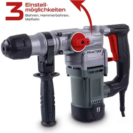 Practixx Bohrhammer PX-BH-5 Practixx - 5J Vario-Speed 1050W SDS-Plus inkl. Koffer, Bohrer | Zubehör