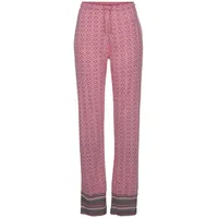 VIVANCE Schlafhose Ethno-Design Pink 40/42