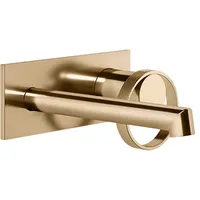 GESSI Anello, Unterputz-Einhebel-Waschtischmischer 160-130mm - warm bronze