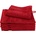 Waschhandschuh »Siena«, (Set, 6 St., 6 Waschhandschuhe), mit Bordüre, rot