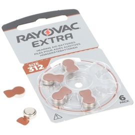 Rayovac Extra Advanced 312 H312MF  PR41 6 St