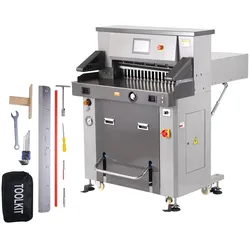 VEVOR Elektrischer hydraulischer Papierschneider, 26 Zoll Schnittbreite, 3,14 Zoll Dicke, 7 Zoll Bildschirm