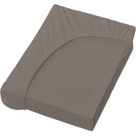 Bella Donna Jersey 90 x 190 - 100 x 220 cm trüffel