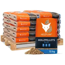 Heizfuxx Holzpellets 15 kg x 20 Sack 300 kg Palette