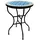Marrakesch Orient & Mediterran Interior Estrella Mosaiktisch Ø 60 x 75 cm Blau/Weiß/Türkis