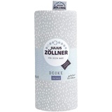 Julius Zöllner Jersey Decke gefüttert Tiny Squares Grey