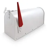 BITUXX Amerikanischer Briefkasten weiß