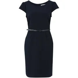 Betty & Co Etuikleid mit Gürtel Blau 34