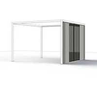 Siena Garden Seitenwand-Set für Pavillon 3 x 3 m Silber