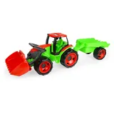 Lena GIGA Trucks Traktor+FL+Anh. hellgr./rot