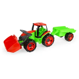 Lena GIGA Trucks Traktor+FL+Anh. hellgr./rot