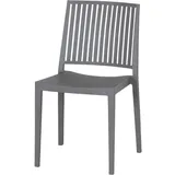 Siena Garden Lane Stapelstuhl 56 x 46 x 81 cm grau