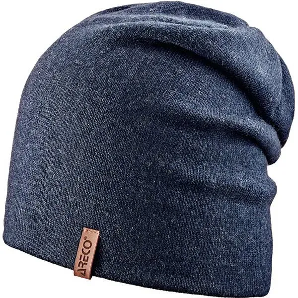 ARECO Beanie/Umschlagmütze Kaschmir Juna, blau, -