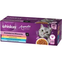 Whiskas Adult Aromatic Mix Beutel 40x85g Nass-Alleinfutter für ausgewachsene