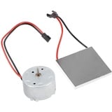 Kaminventilator Motor und Stromerzeugung Blatt/Kaminventilator Zubehör, Kaminventilator-Generator-Blatt Elektrischer Generator-Motor-Zubehör-Set für Wärmebetriebene Ofenventilator Holz/Holzbrenner