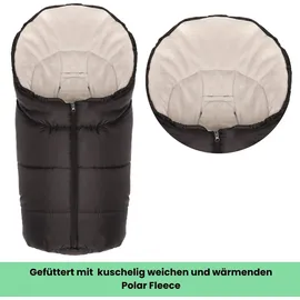 fillikid Winterfußsack Eco SMALL Gr. 0 Exklusiv | Schwarz