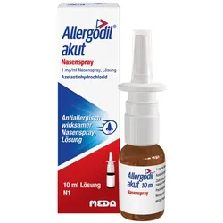 Allergodil akut Nasenspray mit Azelastin gegen Heuschnupfen