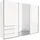 WIMEX Schwebetürenschrank Level by fresh to go 300 x 236 x 65 cm Weiß