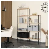 Home Deluxe Regal INDU Light Oak 140 x 35 x 196 cm - versch. Ausführungen