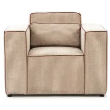 Fun Möbel Sessel Waldo Stoff Poso 1-St. 75 x 85 x 80 cm Beige