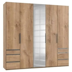 Drehtürenschrank mit Laden B: 250 cm Level, Eiche Dekor