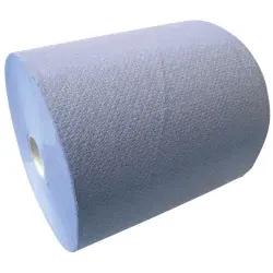CWS Rollenpapier, 3-lagig C289000 , 1 Paket = 6 Rollen à 100 Meter, blau