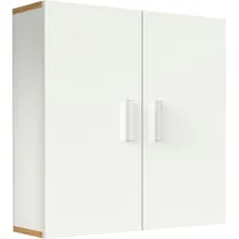 VCM Wandschrank Landos ca. 60x60x18cm Weiß/Honigeiche
