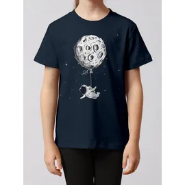 wat? APPAREL T-Shirt Funny Spaceman in Dunkelblau | Gr.: 134-146