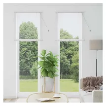vidaXL Balkenjalousie 220 x 75 cm Weiß