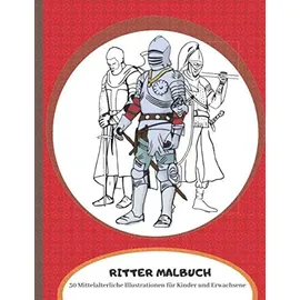 majosta Ritter Malbuch 30 St. Mittelalterliche Illustration