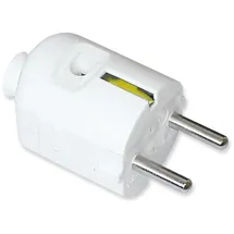 as - Schwabe AS Schwabe 45031 Schutzkontaktstecker Kunststoff 230 V Weiß