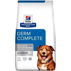 HILL'S Derm Complete Lebensmittel Empfindlichkeiten Hund 1.5kg