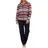 normann-wäschefabrik Toller Damen Hausanzug aus Coralfleece in wunderschöner winterlichen Optik - 202 216 959, Farbe:rot, Größe:36/38 - 36-38