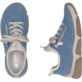 Rieker 45973 Damen Slip-On Sneaker Blau 40