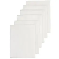 MEYCO Baby Uni Mullwindeln 6er Pack weiß