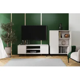 raumhirsch furniture Lowboard 40x48x135 cm Schwarz Holz
