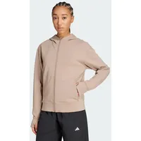 adidas Designed 4 Training Kapuzenjacke - chalky brown XS