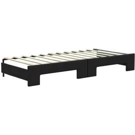 vidaXL Tagesbett 80 x 200 cm Schwarz