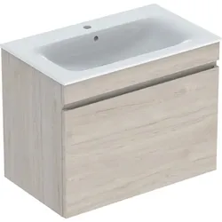 Geberit Waschtischunterschrank „Renova Plan“ Nussbaum hickory hell / Folie strukturiert