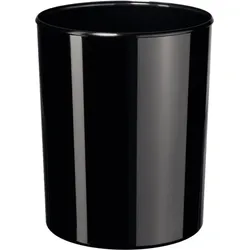 HAN Papierkorb Elegance schwarz 13 Liter, hochglänzend