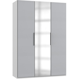 WIMEX Level 150 x 216 x 58 cm weiß/Light grey mit Spiegeltüren