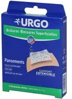 URGO Brûlures Pansements grand format Pansement(S) 4 pc(s)