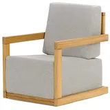 aea Gartensessel 85 x 90 x 70 cm Braun/Grau