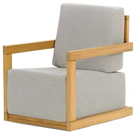 aea Gartensessel 85 x 90 x 70 cm Braun/Grau